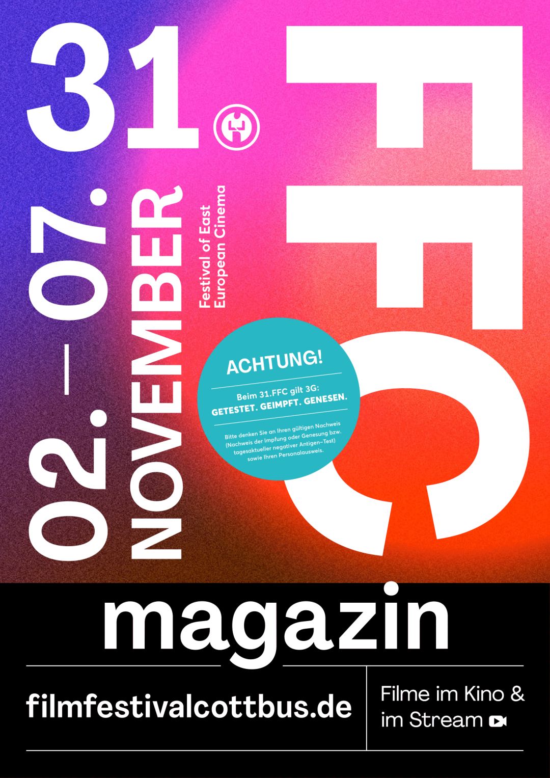 Das Festivalmagazin für das 31. FilmFestival Cottbus ist da!